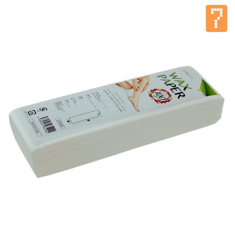 

Wax Paper 100 Sheets Hair Removal Strips Non-Woven Waxing Paper Cutting 20x7cm