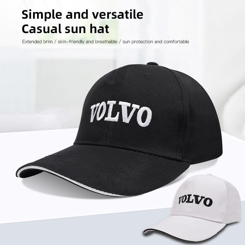 Car Styling Baseball Cap Fashion Sun Hat Soft Cap For Volvo V60 V40 XC90 S60 C30 XC60 V50 V70 S90 Olestar AWD XC40 S80 T6 V90 NX8