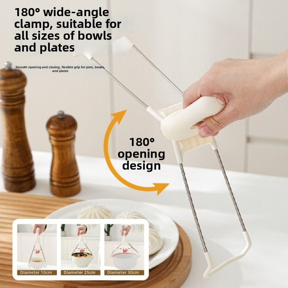 Creative Anti-hot Bowl Plate Clips Non-Slip Hot Bowl Gripper Dish Lifter Clamp Food Preparation