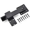 5.5 Inches Barn Door Lock Black Safety Gate Lock Rustic Flip Gate Latch  Fence