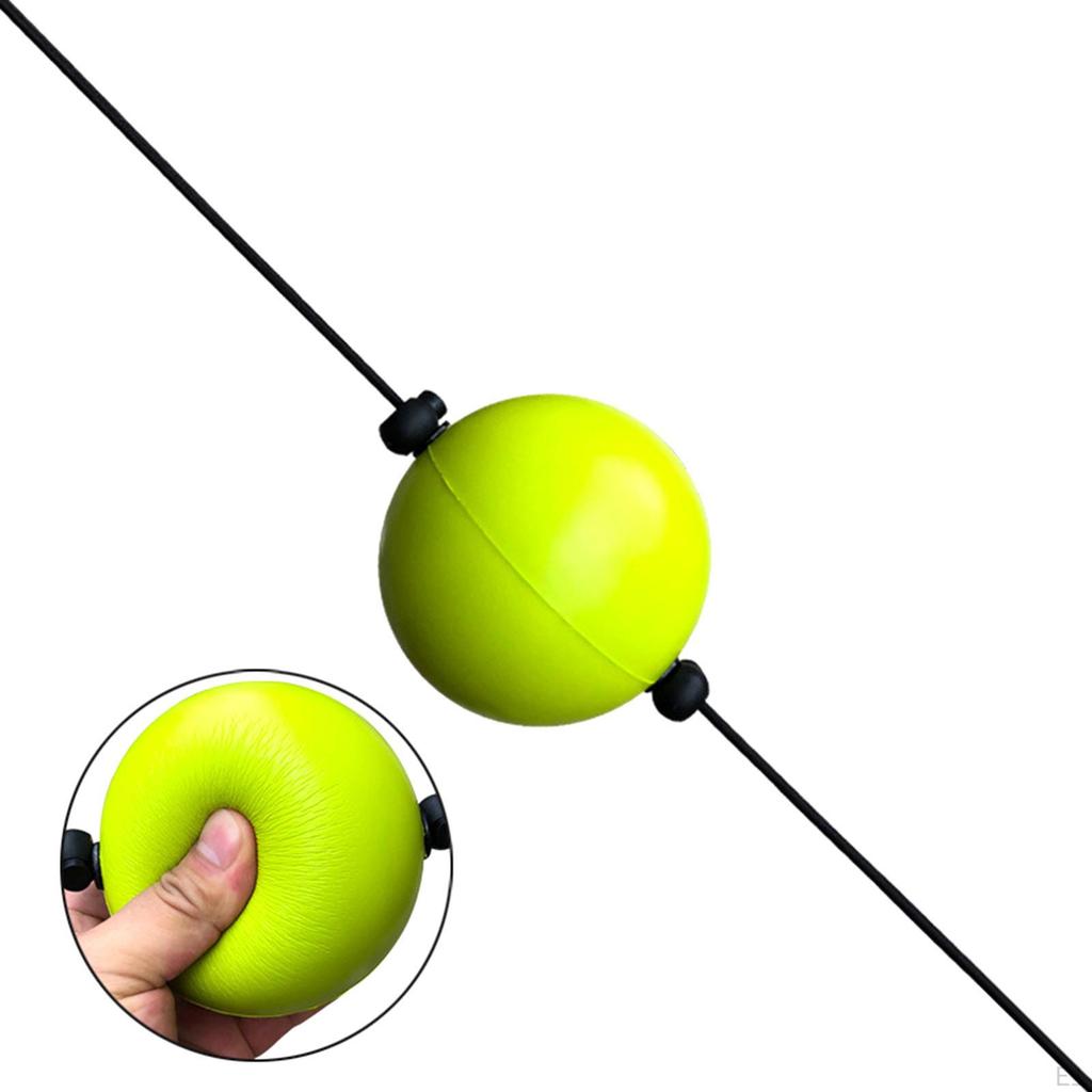 PU Boxing Ball, Double End Punching Ball Adjustable Rope Punch Gear for Training Exercise Sparring
