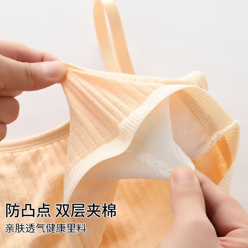 Women's Underwear Teenage Bra Girl Training Bra Soft Cotton Cute Bralette Children Underwear 10-15 Y