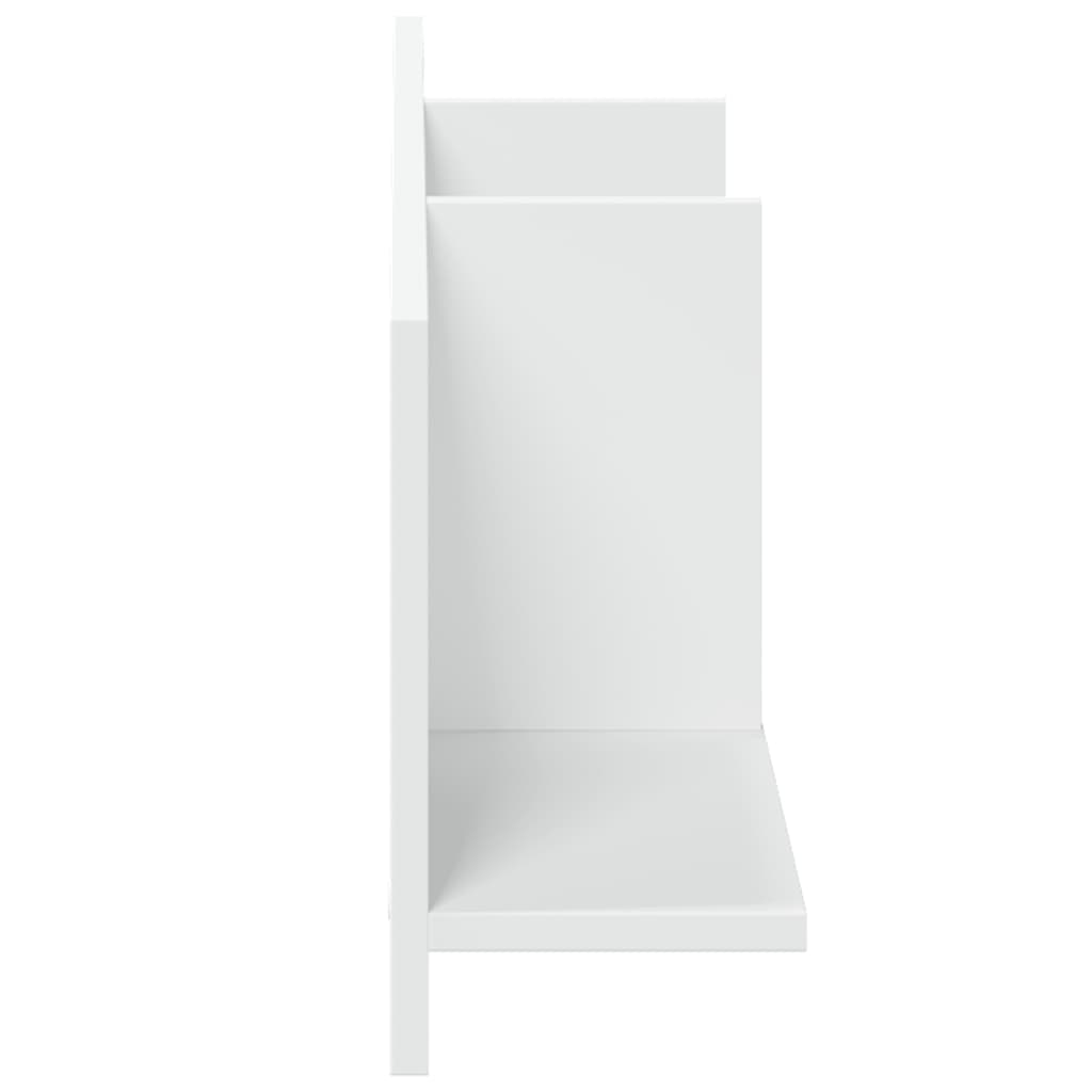 Vidaxl Półka Ścienna, 100X16,5X30 Cm, Biała, Materiał Drewnopochodny