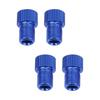 4x Bike Valve Adapter Convert Mountain Road Bike Tire Converter Pump Tools Air Nozzle Tube Bicycle Accessories for Folding Bike