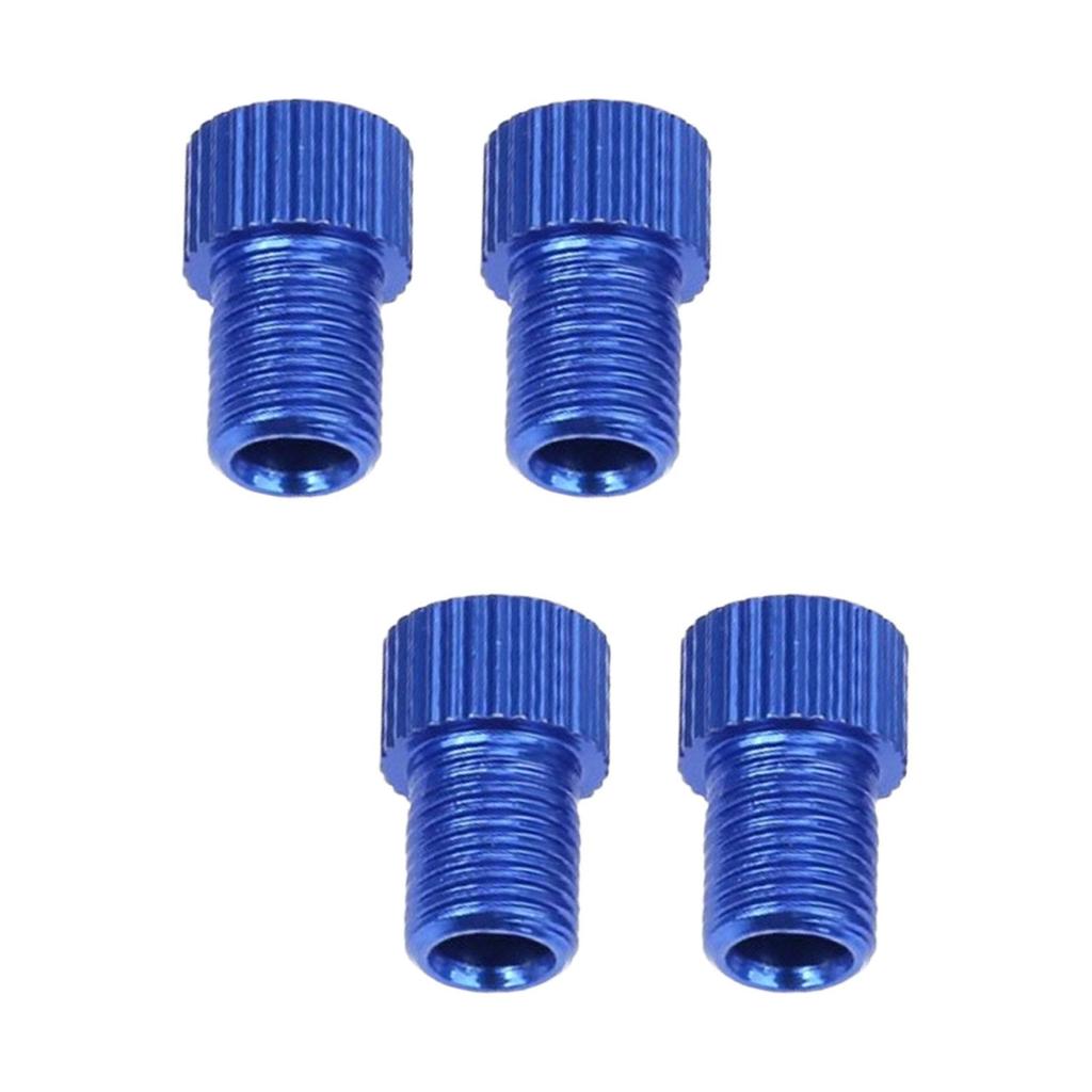 4x Bike Valve Adapter Convert Mountain Road Bike Tire Converter Pump Tools Air Nozzle Tube Bicycle Accessories for Folding Bike