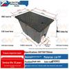 Thickened Plastic Resin Composite Water Meter Box with Integrated Inspection Well