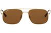 Sunglasses 0RB3595 ANDREA 901383 DARK BROWN 59 Ray-Ban