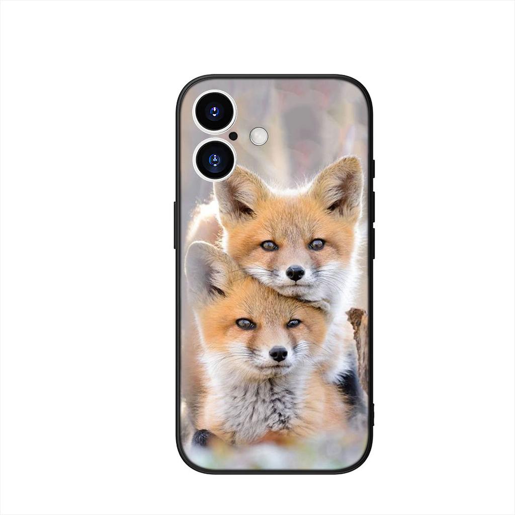 Phone Cover for Apple iPhone 17 16 15 11 Pro XS Max XR 6 7 8 Plus + SE 2020 5 16E Case Anime fox funny foxs cute Casing