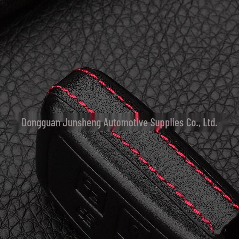 4D Genuine Leather Protective Case for 2018 Range Rover 5-Button Key