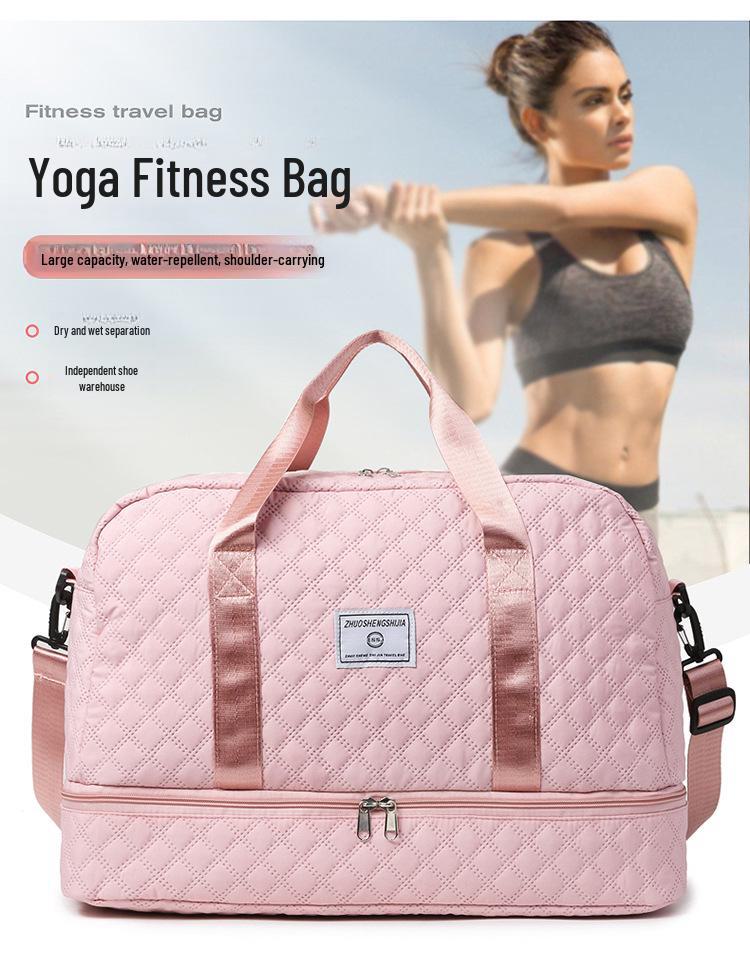 Borsa da Viaggio Grande Capacità con Scomparto per Scarpe - Ideale per Brevi Viaggi e Fitness