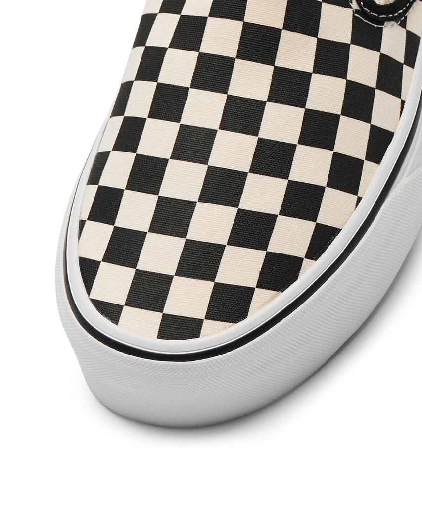 Vans Classic Slip-On Stackform - (Checkerboard) Black:Classic White / Vn0A7Q5Rtyq1