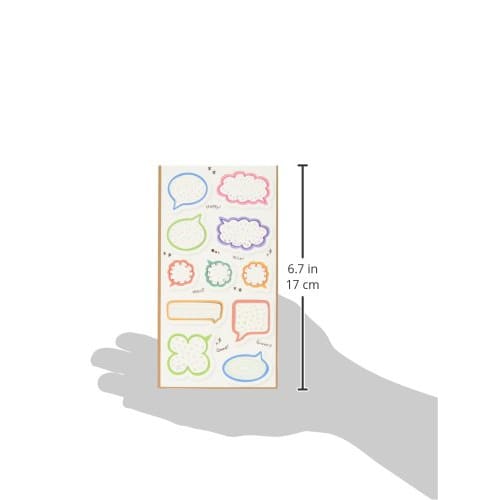Nakabayashi Decorure Album Sticker Speech Bubble ATS-102-6