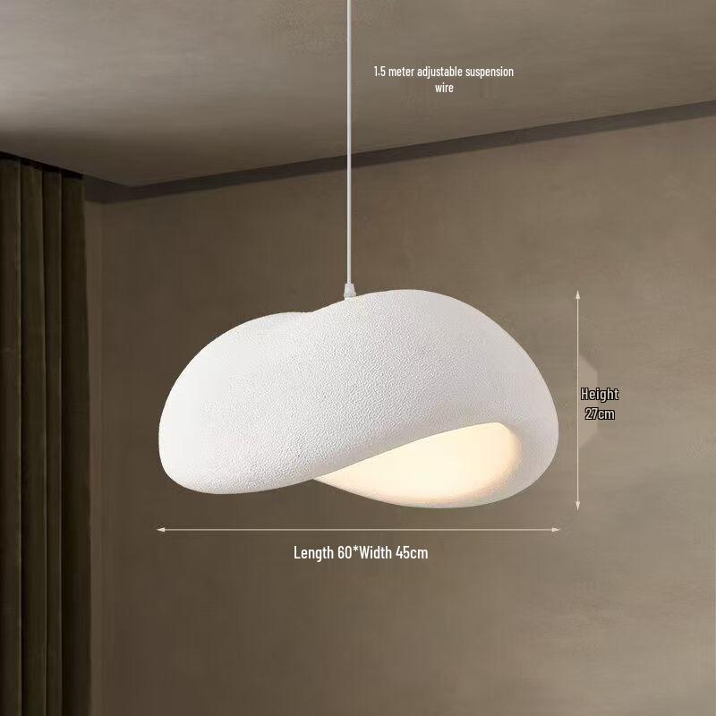 Wabi-Sabi Cream Triple Pendant Light