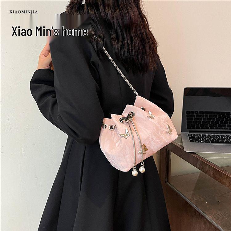 Trendy 2025 Bucket Chain Crossbody Bag - Versatile and Stylish Small Shoulder Bag