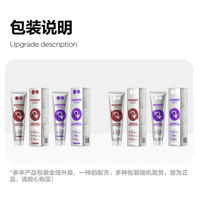 

Canban Grape Seed Fluoride Toothpaste