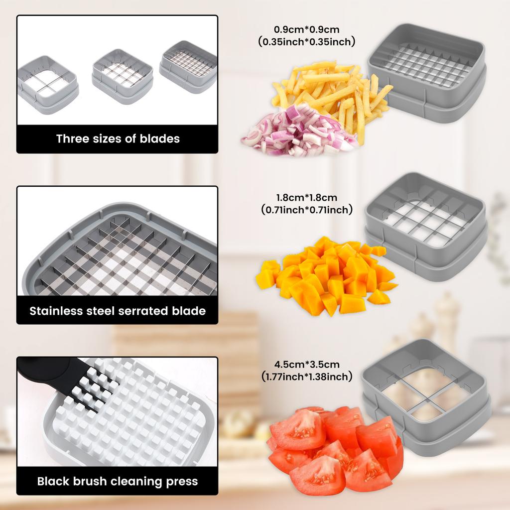 Multifunctional Vegetable Chopper Versatile Space Saving Food Chopper Dicer for Home Restaurant Kitchen Food Chopper Dicer