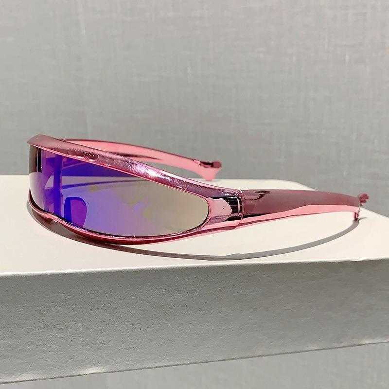 Y2K Vintage Luxury Brand Designer One Piece Sunglasses Women For Men Sun Glasses Punk Popular Outdoor Sport Goggle Trendy Shades