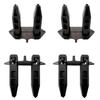 Front Bumper Upper Panel Retainer Clip 53145-42010 5314542010 Compatible with Toyota RAV4 2001-2005, 4Pcs Radiator Grille Clip Fender To Bumper