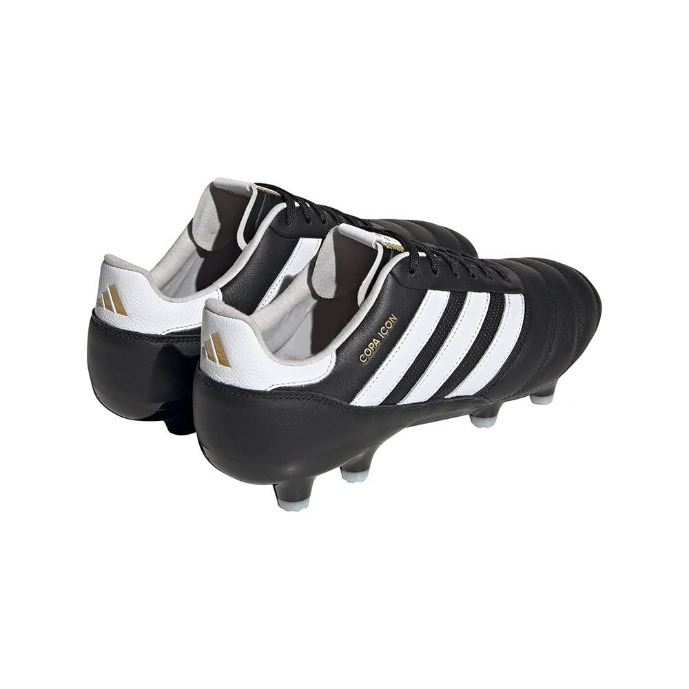 adidas Copa Icon Core Size FG, Black/Footwear White/Gold Metallic, 26.0CM
