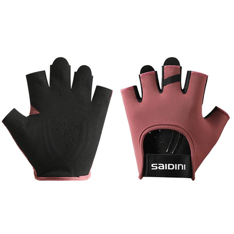 Fitness Gloves for Men and Women Half Finger Thin Yoga Sports Outdoor Cycling Exercise Anti Slip Wear Resistant Half Finger Gloves