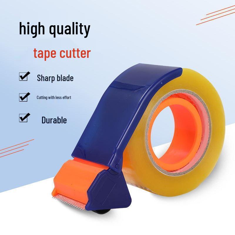 Transparent Handheld Tape Dispenser for Sealing and Packaging