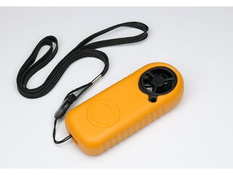 GM816 Mini Anemometer: Digital Wind Speed, Temperature, and Force Level Meter
