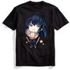 Kawaii Japanese Anime Demon Slayer T Shirt Men Funny Summer Tops Kimetsu No Yaiba Graphic Tees