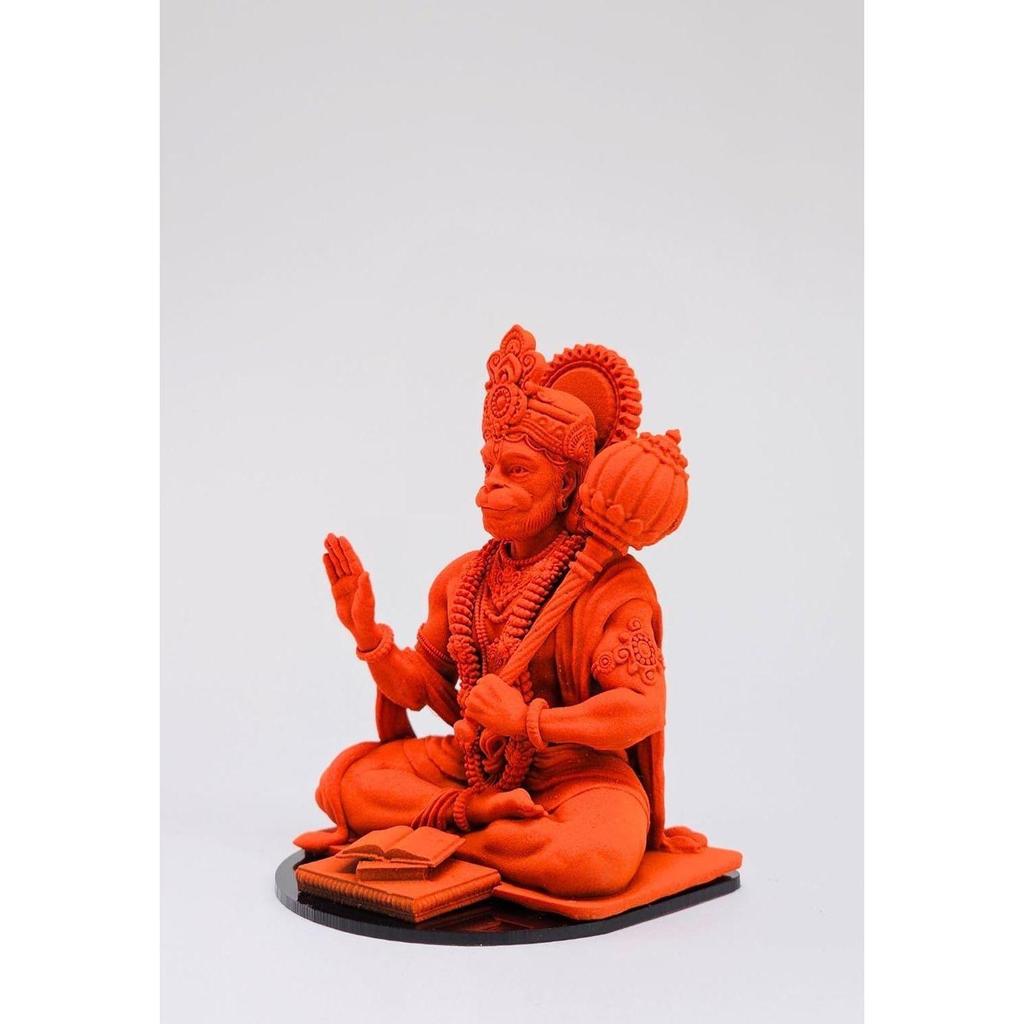 Bahubali Hanuman Ji Murti for Car Dashboard, Lord Hanuman Idol Statue for Home Decoration and Puja, Made with Resin