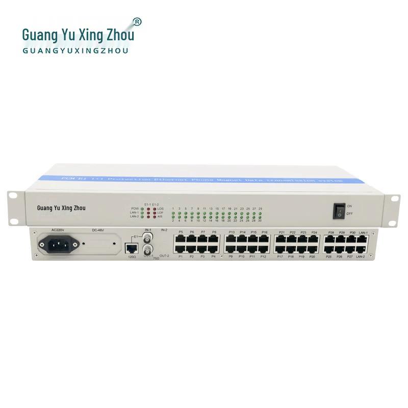 

GY-16P2FE-E1 Rack-Mounted PCM Multiplexer