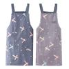 Breathable Women's Japanese-Style Summer Kitchen Apron - Oil-Proof and Lightweight