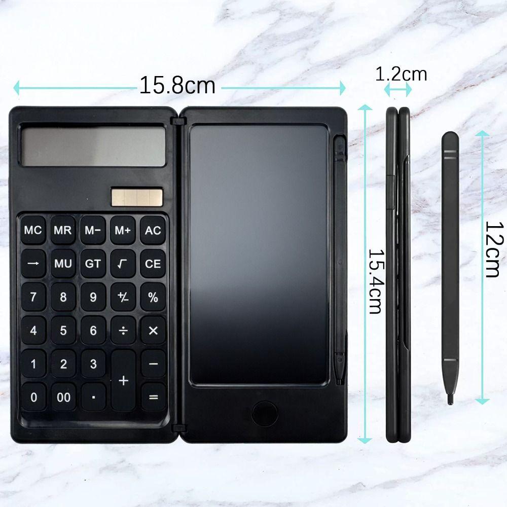 Foldable Writing Pad Calculator Large Buttons Math Calculator Portable Desktop Calculator  Formal