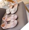 *Summer Fashion Soft/Comfortable Pearl Princess Casual Shoes Hot Selling Elegant and Lightweight Baotou Children's Flat Sandals