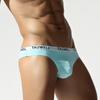 Men's Sexy Low-Rise Thong Solid Color Erotic Cotton Underwear Soft Comfort Close Fitting Underpant