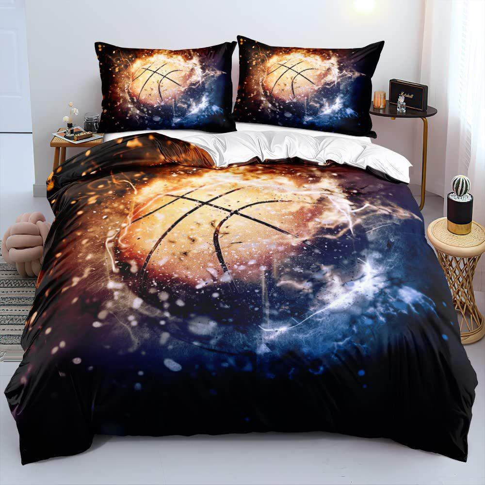 Psychedelic Mushroom Three-Piece Quilt Cover 3D Digital Printing Bedding Set Color Bed Cover