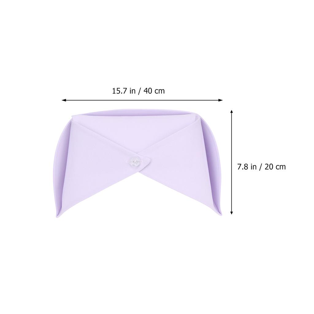 Nurse Dovetail Internship Cotton Hat White Classic Style Comfortable Hard Crisp Deformation Nursing School Cap Costume Party