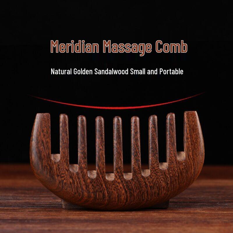 

Неокрашенный сандаловый массажный гребень с широкими зубьями для мужчин и женщин
