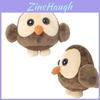 Ultra Soft Crystal Velvet Owl Plush Toy Adorable 20cm Stuffed Animal