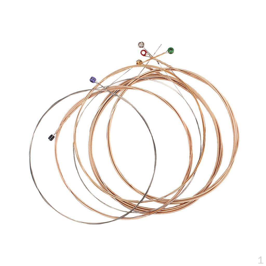 

6 шт./компл. медные гитарные струны для акустической народной замены