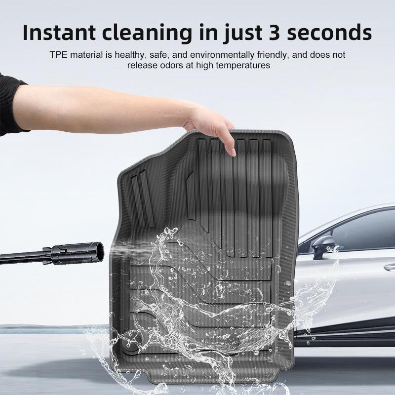 All-TPE Car and Trunk Floor Mats for 2021 Nissan Rogue