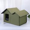 CatOutdoor  Shelter Large Winter Insulated Pet House Waterproof Detachable Cat Shelter Washable Cat Nest Pet House for Cat Dog