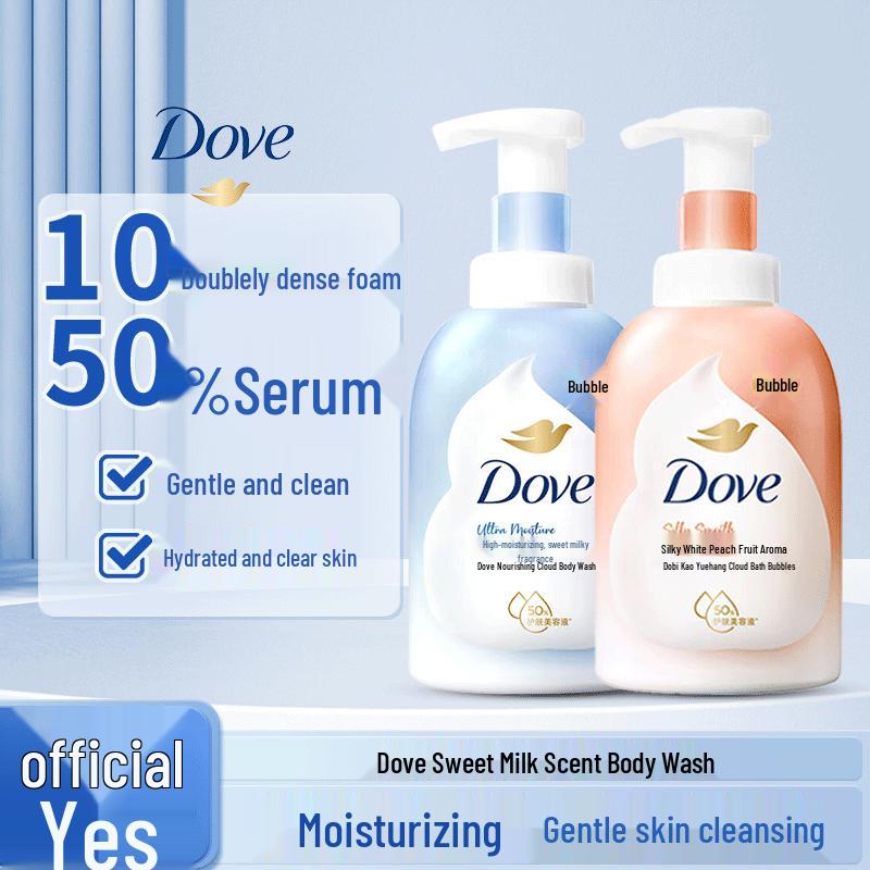 Dove Dense Bath Foam Shower Gel Duo Set