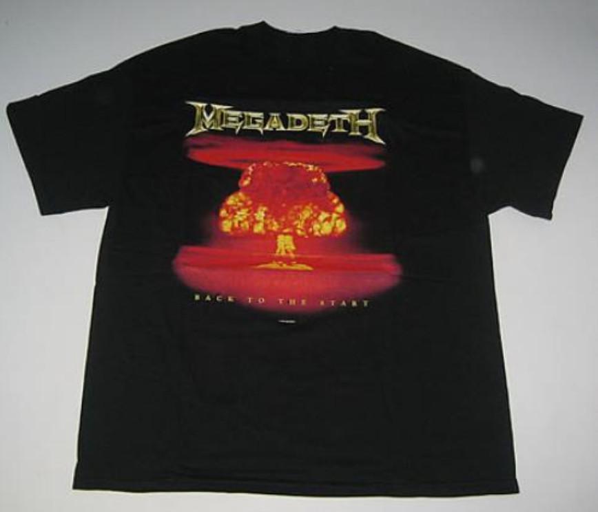 

Megadeth Back To The Start T-Shirt Print Black New shirt F126 Unisex T-Shirt XL