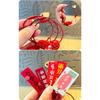 Creative Knit Crochet Keychain Bag Pendant Cute and Fashionable Keyring Ornament for Women and Girls