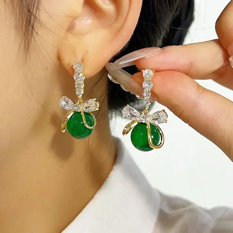 Vintage Bohemia Turquoise Cowboy Hat Boots Horse Earrings for Women Trendy Exaggerate Earring Party Wedding Jewelry Gift