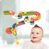Toys Toys Baby Bath DIY Assembly Slide Track Ball Slide Bathroom Water Play Playset Interactive Bathtub Shower Safe Non-Toxic Water