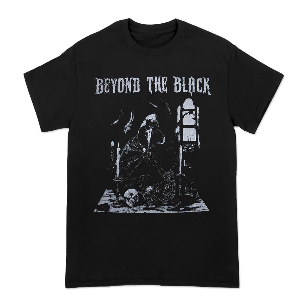 Beyond The Black Reaper Is Waiting Shirt •Beyond The Black Band Tee •Beyond The Black Hoodie •Beyond The Black Rising High Tour 2026 Shirt