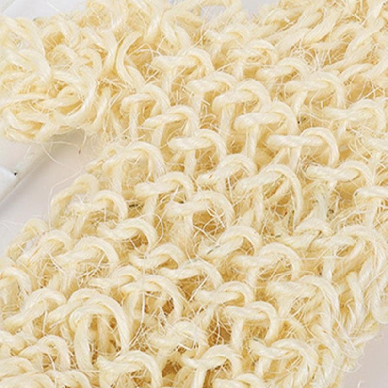 Friendly Bath Exfoliator Gloves Soft Sisal Fiber For Sensitives Skin Gentle Cleansings And Body Care