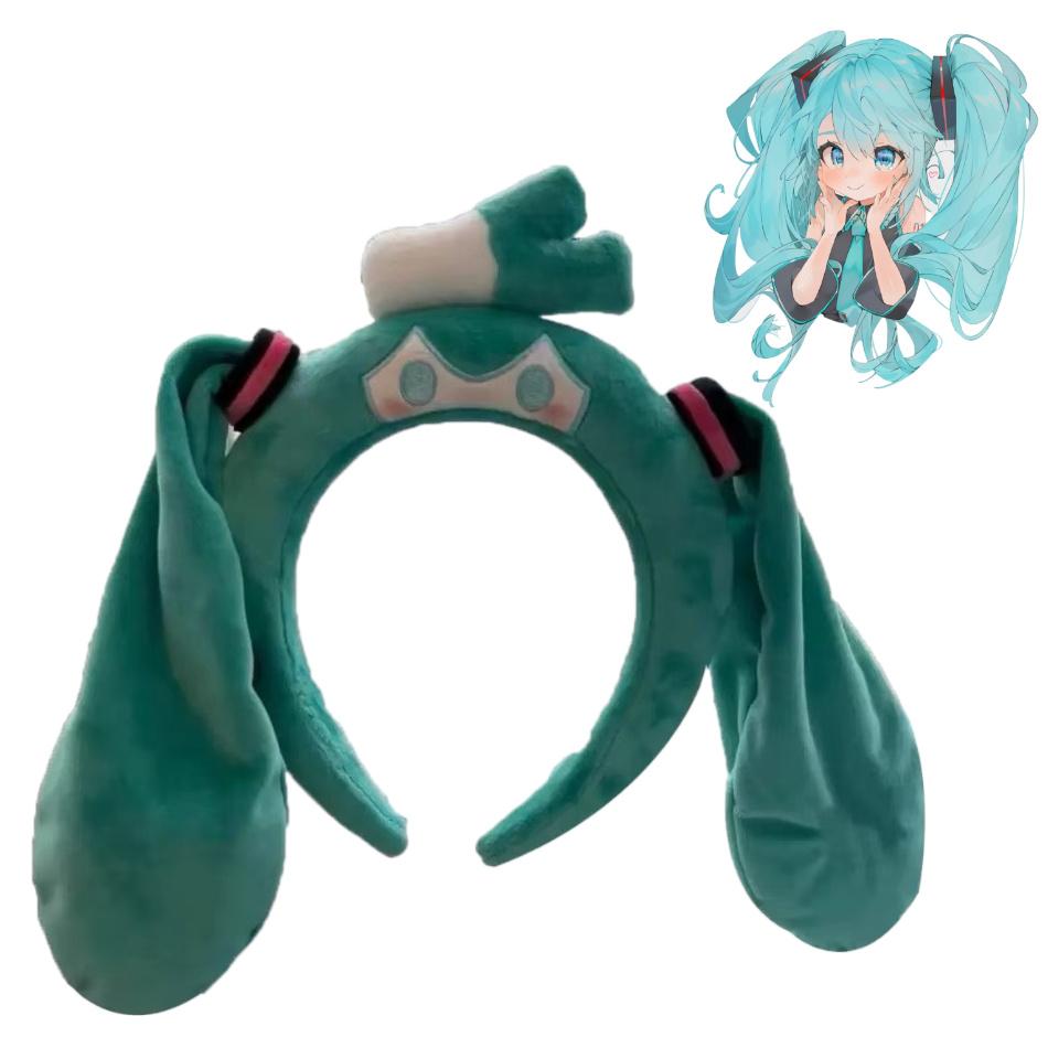 

Hatsune Miku Cosplay M Headband Hair Band Cute Hairband Miku Headband Washing Face Yoga Hairbands Photo Cosplay Prop Gift