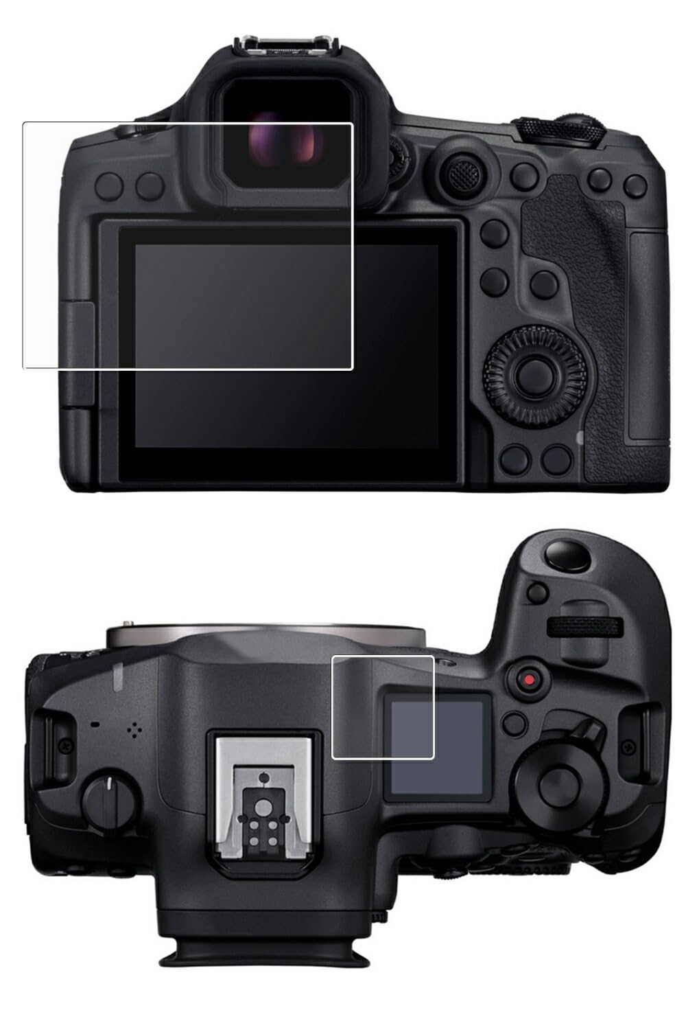 

ClearView для Canon EOS R5 Mark II Захисна плівка для РК-дисплея Зроблено в Японії [Антибактеріальна, Антивірусна, Захист від відбитків пальців]