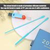 Cleaner Brush Set, 9.45 Inch Silicone Straw Brush with Cup Lid Brush Reusable Water Bottle Straw Cleaner Pipe Cleaners Crevice Brush Kitchen Cleaning
